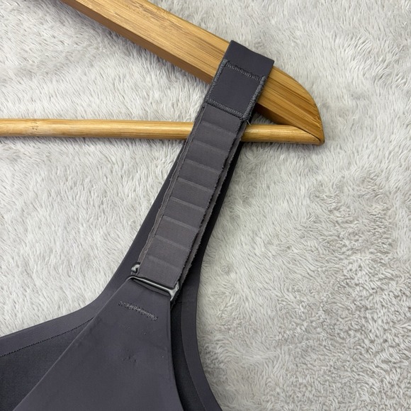 Knix Womens Sports Bra 7 Gray Wireless Lined Comfort HIBRA101 Active Workout Gym - Picture 7 of 13